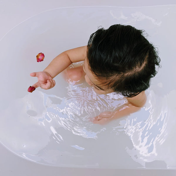 Why is it important to avoid chemicals found in children's bath products