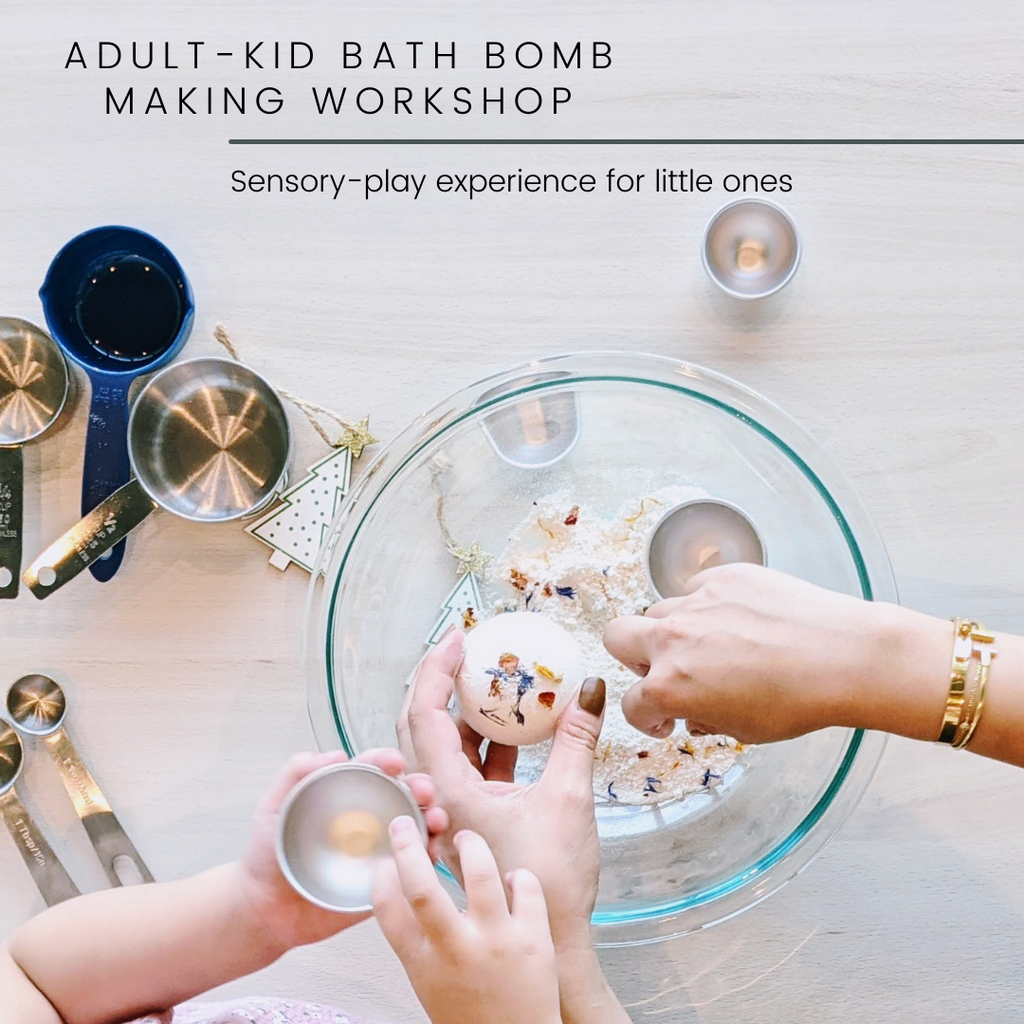 Adult-Kid Bath Bomb Making Workshop in Singapore